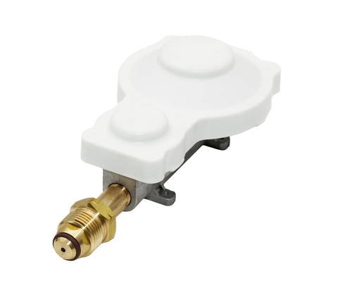 Heavy duty two stage RV propane regulator with POL inlet