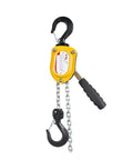 Heavy Duty 0.25 To 0.75 Ton Manual Lever Chain Hoist Winch with hook and chain for lifting heavy objects on job sites.