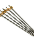 6mm T6 Lead Screw With Copper Nut For 3D Printers, Stainless Steel Trapezoidal Rod, length range 150mm to 550mm
