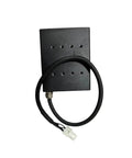 Real Heavy Duty Compact Linear Motor Serving Up Serious High Thrust For Robotics And Automation Tasks with black casing and cable.