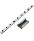 MGN7H Miniature Linear Rail Slide For CNC Machines And 3D Printers Slick Low Friction Steel Ball Guide shown disassembled