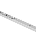 Side view of Heavy Duty 304 Stainless Steel Flush Mount Door Hinge With Lever Action Gate Lock showing hidden screw holes.