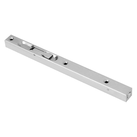 Side view of Heavy Duty 304 Stainless Steel Flush Mount Door Hinge With Lever Action Gate Lock showing hidden screw holes.