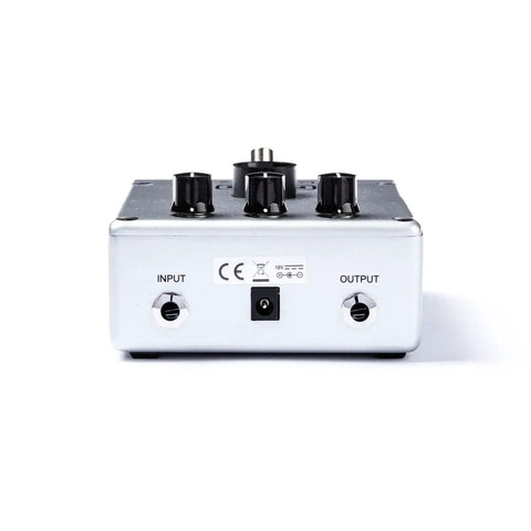 Back view of Talk Box Effects Pedal Voicebox For Guitar And Keyboard With Built In Amp, Volume Tone And Gain Controls, Self Contained Unit