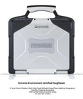 Toughbook 31 Cf 31 Mk5 Rugged Laptop With 13.1 Inch XGA Touchscreen Durable outer case with handle, IP65 rated, MIL-STD-461F certified.