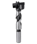 Bad Boy 25 Millimeter Forstner Drill Bit with spiral design, heavy duty tungsten carbide for woodworking and smooth cutting.