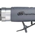 Compact Right Angle Pneumatic Die Grinder With 1/4 Inch Collet And 20000 Rpm Motor, grey angle grinder showing collet and trigger.