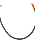 Kickass High Pressure Inflator Extension Tube With Heavy Metal Threaded Connector Universal Fit For Motorcycle Bicycle Air Compressors 31.5 Inch Durable Tubing Secure Seal Stops Leaks Fast Easy Fix For All Car Tires And Wheels Ready To Go, black hose with metal and threaded ends