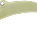 Grass Sickle Garden Tool 7.6 Inch Japanese Style Kama with stainless steel blade and wood handle, side view.