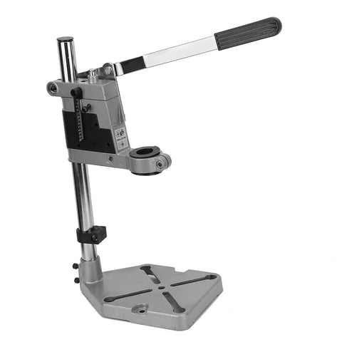 Vertical Drill Stand For Hand Drills Adjustable Drill Press Adapter Rock Solid Aluminum Construction Fits 38 To 43 mm Collar