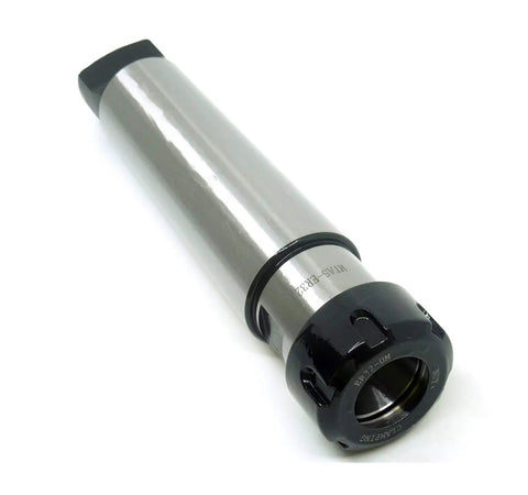 Heavy Duty Mt5 Morse Taper Shank Collet Holder For Lathes And Mills, Grips 2mm To 20mm Tools close-up of steel construction