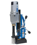 No Sweat Magnetic Drill Press Packing Three Speed Settings And Swivel Base 115V Motor for efficient steel drilling.