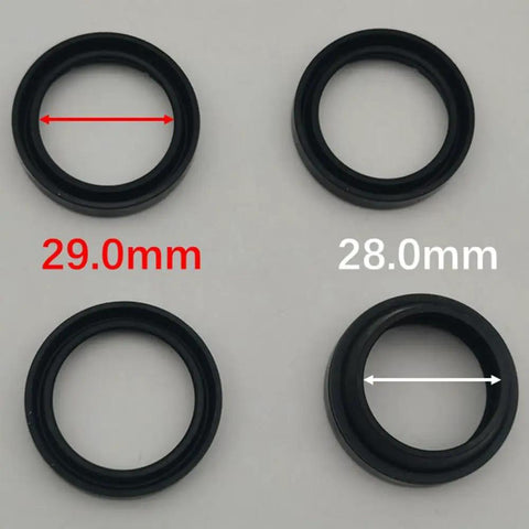 Replacement Washer Bearing and Seal Kit for Maytag Whirlpool Kenmore Dryer O-rings with sizes 29.0mm and 28.0mm displayed.