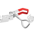 10 Pack Adjustable Toggle Clamps 4002 Pull Latch For Doors Boxes And Jigs, 551 Lb Capacity, Zinc Plated Iron, front view