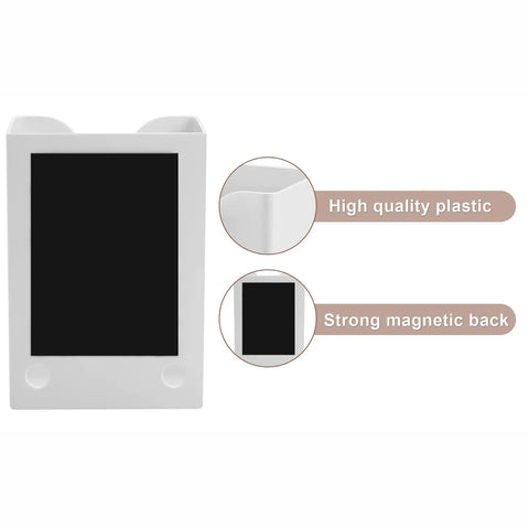 Hecka Rugged Magnetic Dryer Sheet Holder For Laundry Room With Heavy Duty Magnet Mount Quick Click Seal Durable Plastic Dispenser Can Space Saving Rack White Fits All Regular Fabric Softeners Total Game Changer