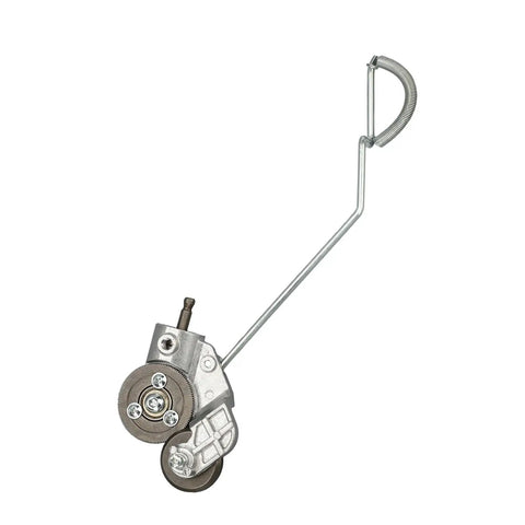 Heavy Duty Electric Drill Plate Cutter And Metal Shears Attachment For Steel Aluminum Copper Iron. Nibbler tool component with handle.