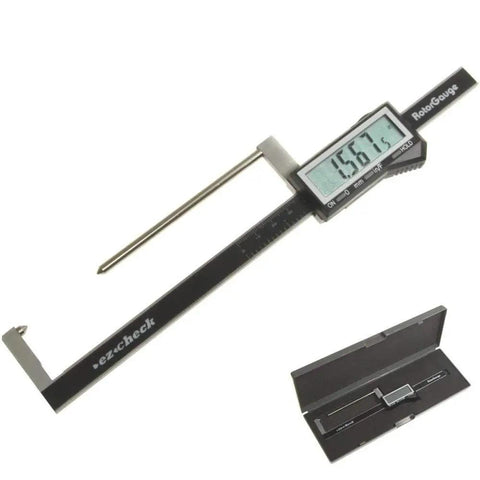 Brake Rotor Gauge With Large Digital Display Caliper For Quick In Wheel Measurements 0 To 3.2 Inch Range 0.0005 Inch Resolution
