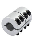 8Mm To 14Mm Shaft Coupling Aluminum Alloy 45Mm Length 32Mm Diameter Screw Type Clamp Joint for 3D Printer CNC Machine Encoder DIY