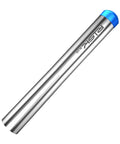 Bike Bottom Bracket Bearing Removal Tool Kit For Press Fit Cups And Headsets, silver piston-style tool with blue cap