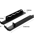 Tough As Nails Wall Mount Floor Jack Stand Rack Garage Tool Storage Organizer Universal Fit Hydraulic Jack Holder solid steel wall mount rack dimensions shown.