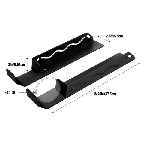 Tough As Nails Wall Mount Floor Jack Stand Rack Garage Tool Storage Organizer Universal Fit Hydraulic Jack Holder solid steel wall mount rack dimensions shown.