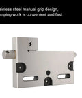 Rock-Solid Stainless Steel 4 Inch Toolmakers Vise For Wire EDM And CNC Cutting, Ultra-Precise Manual Vise With 0-100mm Clamping Range