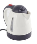 Portable 1000 ML 24V Automotive Car Kettle With Stainless Steel Plate For Quick Brewing Of Hot Coffee And Tea No Hassle Road Warrior Approved During Long Drives, side view showing capacity gauge.