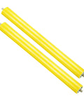 Polyurethane Coated Conveyor Roller 2.4 Inch Diameter 24 Inch Length 2 Pack Stainless Steel Transmission Replacement Part