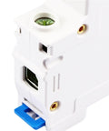 Tough As Nails One Pole Circuit Breaker Switch 120V To 240V Ac 60Hz side view showing mounting slot and copper contacts.