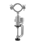 Badass 360 Degree Rotating Table Vise And Bench Clamp Bracket, sturdy metal construction, designed for secure workstation mounting.
