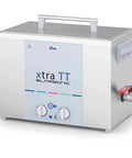 Heavy Duty Ultrasonic Cleaner With 1.5 Gallon Tank Built In Heater Precision Timer And Dynamic Scrubbing To Chew Through Tenacious Shop Grease Polish And Metal Debris Daily in stainless steel.