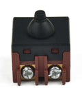 Push Button Switch Replacement For Angle Grinder And 4 Inch Polisher 100 4 Inch Power Tool Accessory Upgrade Durable Easy Install Quick Start Button No Brainer Replacement Part For DIY Projects And Pro Shop Use, product close-up view with visible connectors.