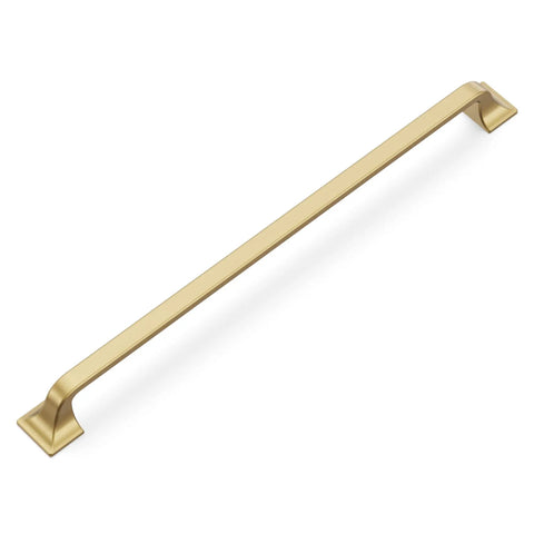 Five Pack Dope Solid Core Kitchen Cabinet Pulls In Champagne Bronze 12 Inch Hole Center Luxury Handles For Cabinets And Dresser Drawers