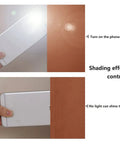 Comparison of light blocking by Burnt Orange 100 Percent Blackout Window Curtain Panel With Silver Grommets, 52 Inches Wide By 84 Inches Drop, Thermal Insulated With Black Liner For Nursery; upper with light, lower without light.