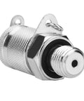 Hydraulic pressure test coupling adapter, G1/4 thread, metal knurled body for hydraulic systems