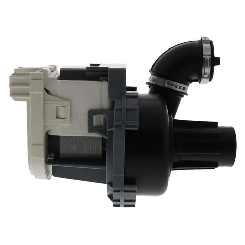 Dishwasher Motor Pump Replacement W10510667 for all major brands, black, compatible with W10349483 and W10440715, side view