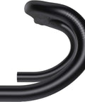 Service Course 70 Ergo Drop Handlebar Aluminum 31.8mm 40cm Bead Blast Black B2 Road Bike Ergonomic Grip top angle
