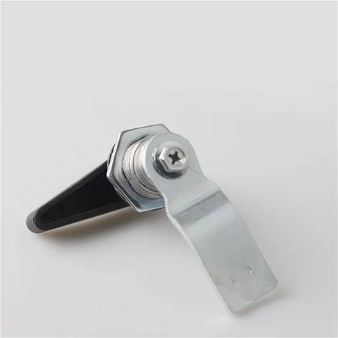Cabinet Cam Lock With Zinc Alloy Body, T Shape Rotary Unlock, Rustproof And Waterproof, Non Key Retaining With Reversible Stop Cam
