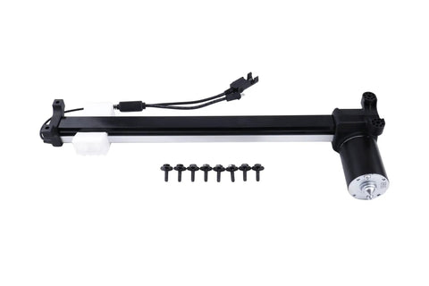 Rock Solid Linear Actuator Replacement For Power Recliner And Lift Chair Featuring 12 Inch Stroke with motor and mounting screws.