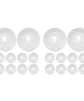 Hella Durable 20 Pack Fire Sprinkler Cover Plates Fits 15 Mm And 20 Mm Universal Disc Heads Smooth Wall Mount Escutcheon Trim