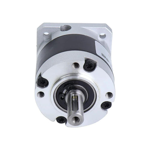 Planetary Gearbox For Nema 17 Stepper Motors With 10 To 1 Gear Ratio And 30 Arc Minute Backlash 9.5 Millimeter Short Shaft Front View