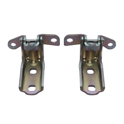 Heavy Duty Upper And Lower Door Hinge Replacement Set For Chevy Gmc Buick Cadillac Pickups showing metal hinges, durable design for door alignment.