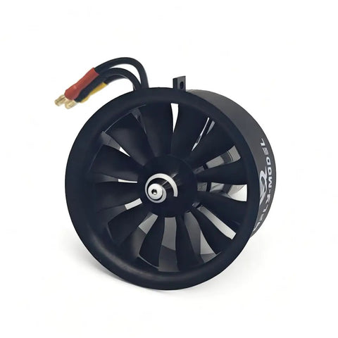 64mm 12 Blade EDF Electric Ducted Fan With 6S 2840 KV2300 Brushless Outrunner Motor for RC Model Jet Aircraft, front view