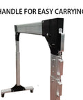 Heavy Duty Aluminum Portable Gantry Crane With 4400 Lbs Lift, portable handle for easy carrying and adjustment.