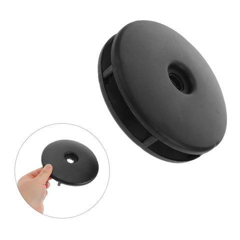 Smooth Rotation Pulley Wheel Covers For Gym Equipment, Noise Reduction Replacement Caps For Fitness Machines, Universal Fitness Pulley Covers, 2 Pairs, Durable Shield For Home Workout Gear black pulley cover, φ105-φ120, hand-held