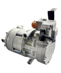 Premium Air Conditioning Compressor Direct Replacement For Kia Niro Plug In Hybrid 1.6L 2018 Through 2021 with sleek design and connectors.