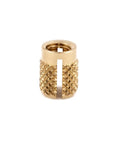 Threaded Inserts For Plastic Flush Brass And Stainless Steel, Slotted Cold Install Design Delivers Fast, No Heat M3 X 0.5