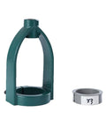 Upgrade Your Woodworking With This Heavy Duty Mortising Machine Drill Press Attachment, green steel body with reducer sleeve.