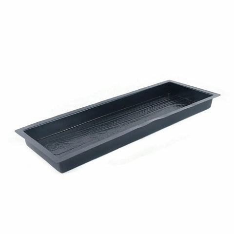 2 Pack Concrete Molds For DIY Garden Stepping Stones Wood Look Paving Molds Plastic Molds For Outdoor Paths Easy To Use Durable Concrete Casting Molds 59.5 By 19 By 4.5 Cm