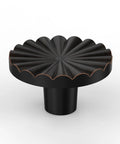 Oil Rubbed Bronze Cabinet Knob Set 10 Pack For Kitchen Cabinets Drawers And Dresser 1.45 Inch Diameter 0.8 Inch Height Rust Proof Metal Hardware